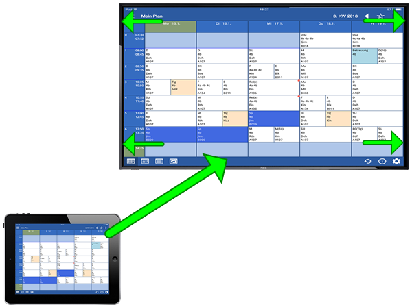 iPad shown in full screen