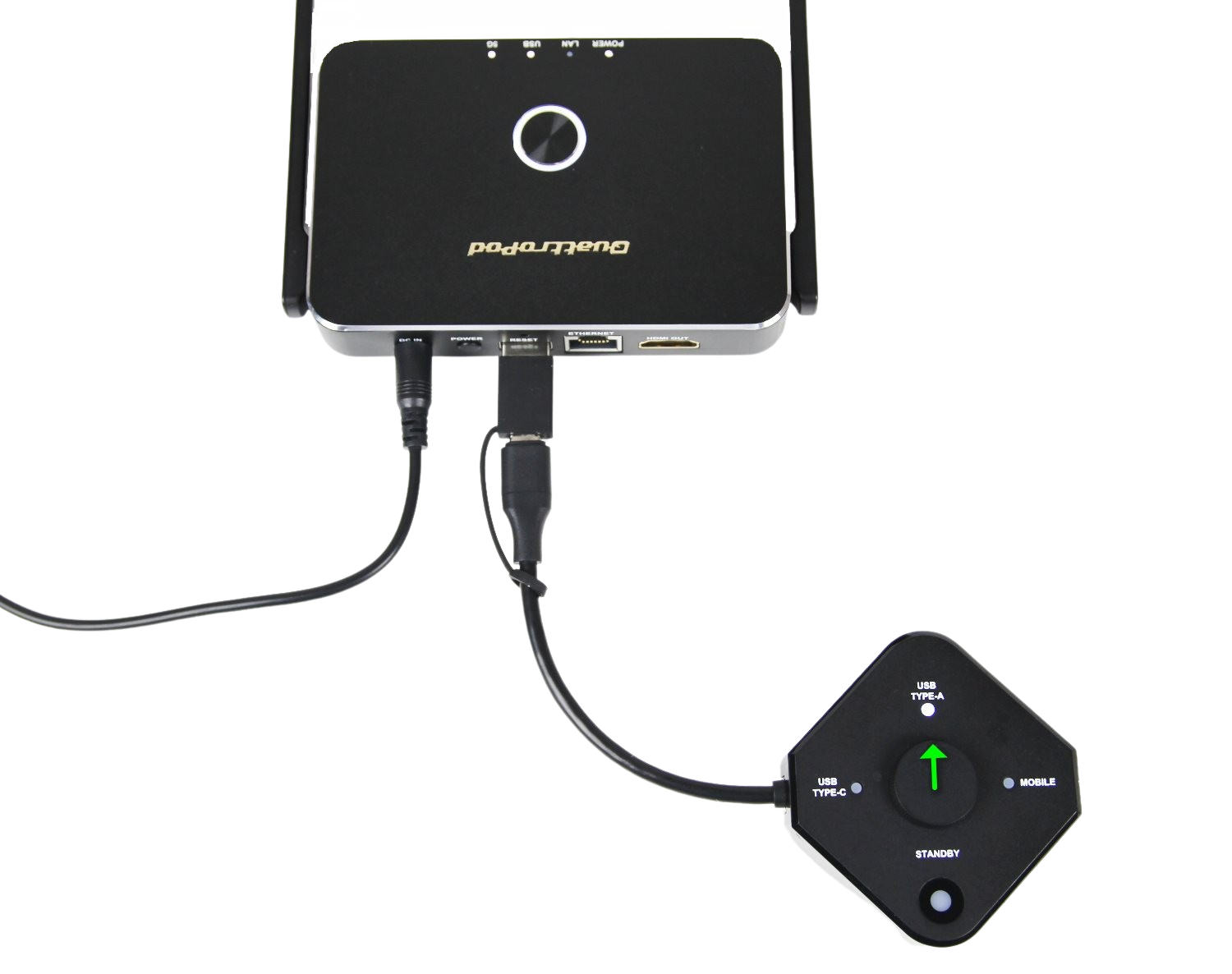Switch transmitter to PC