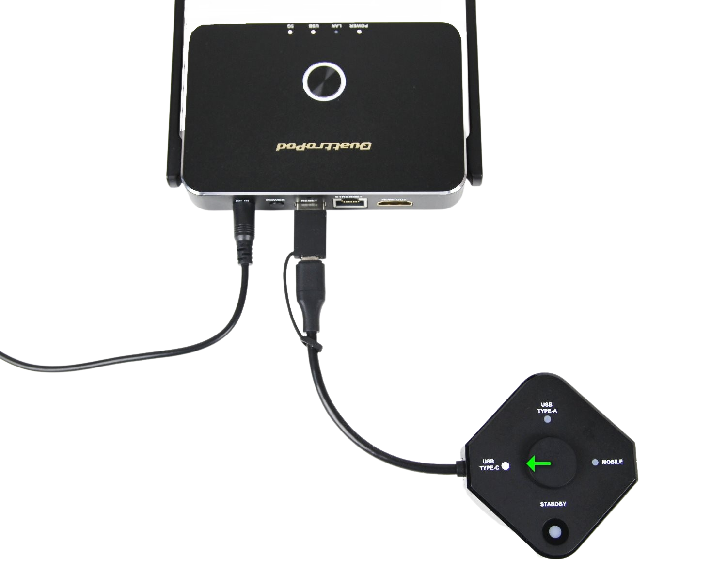 Switch transmitter to PC