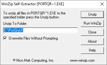 Extract the files