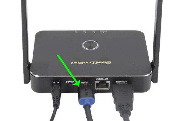 Connect receiver to PC via USB cable (A/A)