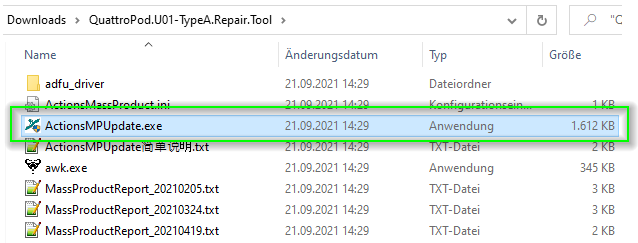 Run EZCastUpdate.exe