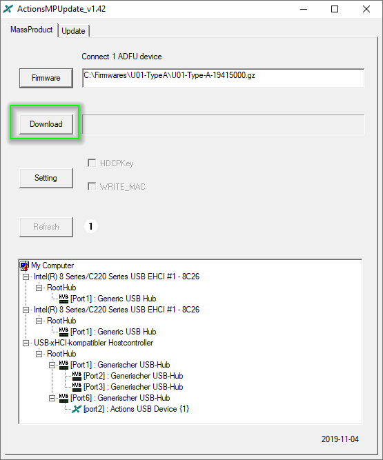 Click Download to begin installation
