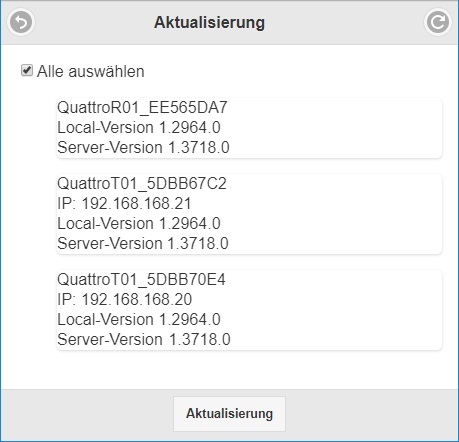 Firmware-Version aktualisieren