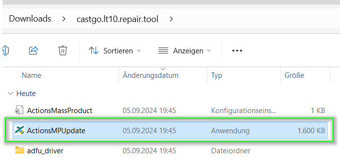 Run EZCastUpdate.exe