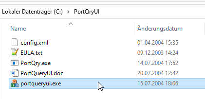 PortQueryUI.exe Double click to start