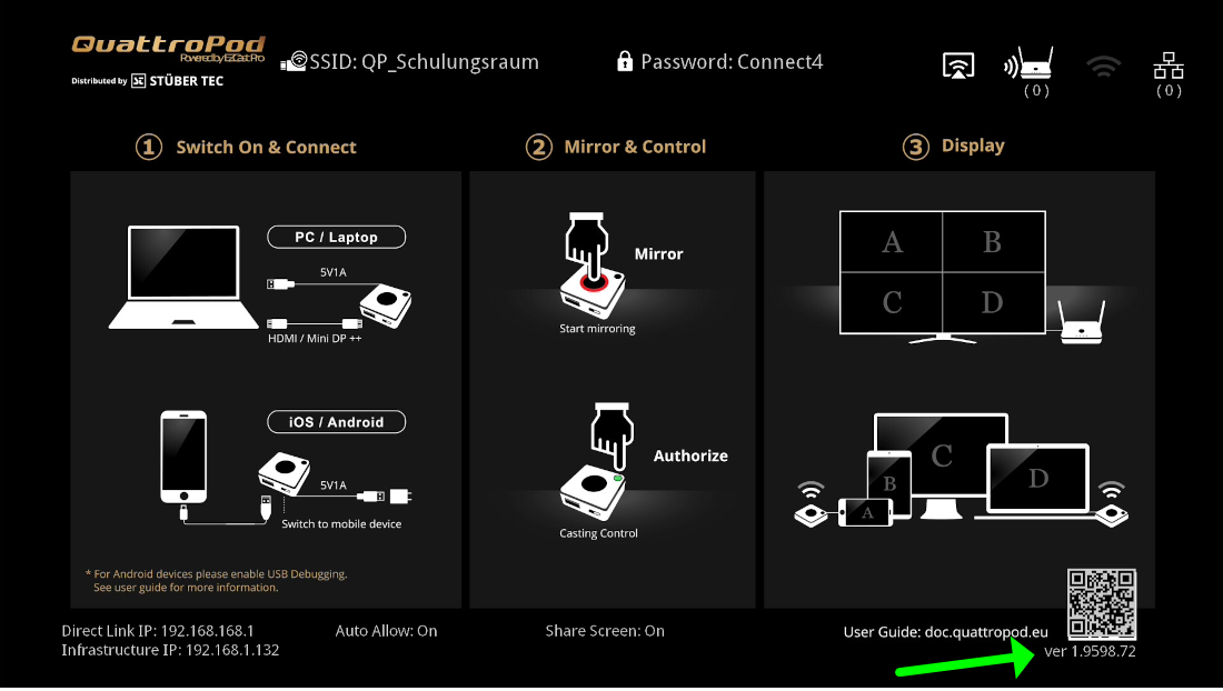 Touch-Back function will be unlocked from firmware version 1.3877.0