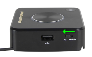 Switch transmitter to PC